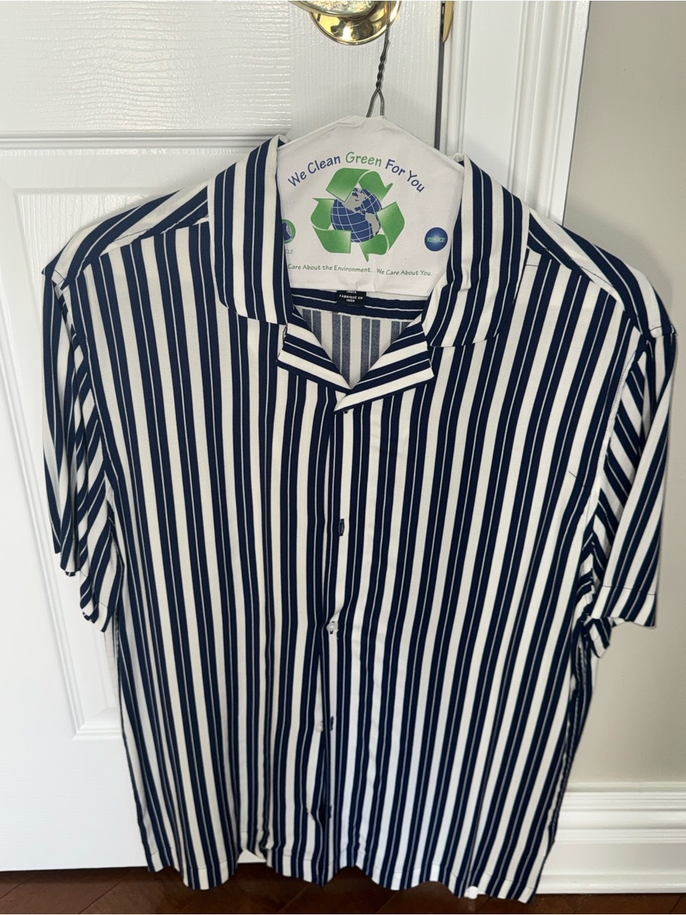 H&M size L striped button down- accepting all offers